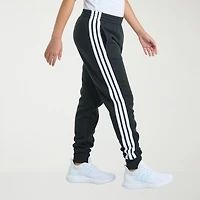 adidas Big Kid Girls Cuffed Mid Rise Regular Fit Fleece Jogger Pant