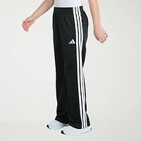 adidas Big Kid Girls Mid Rise Regular Fit Wide Leg Track Pant
