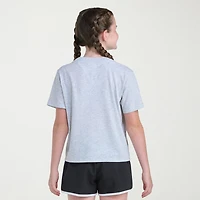 adidas Big Kid Girls Crew Neck Short Sleeve Regular Fit Graphic T-Shirt