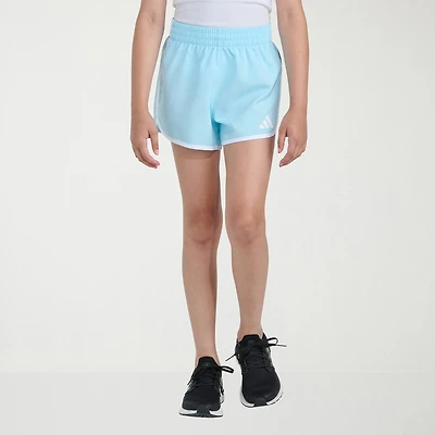adidas Big Kid Girls Mid Rise Woven Running Short
