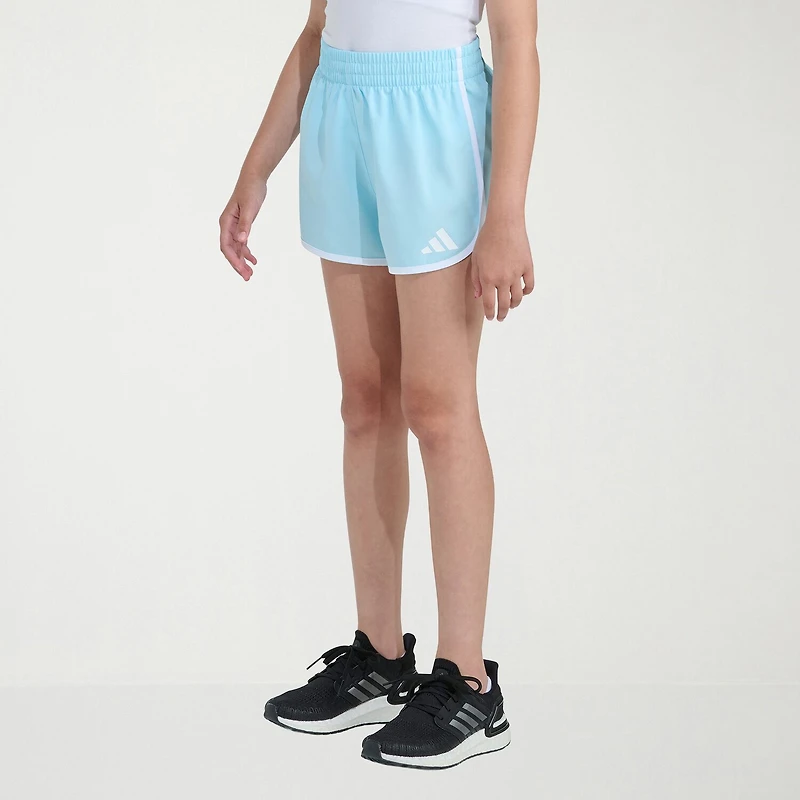 adidas Big Kid Girls Mid Rise Woven Running Short