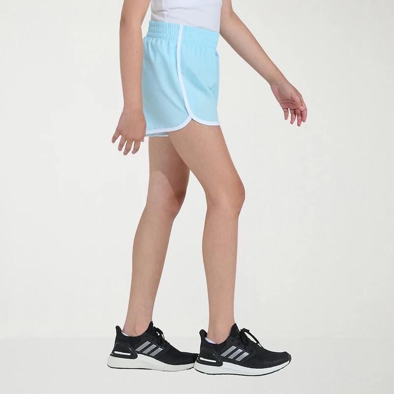 adidas Big Kid Girls Mid Rise Woven Running Short