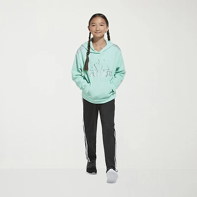 adidas Big Kid Girls Mid Rise Regular Fit Tapered Track Pant