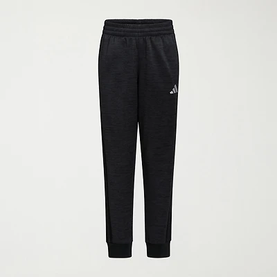 adidas Little Boys Cuffed Mid Rise Regular Fit Fleece Jogger Pant