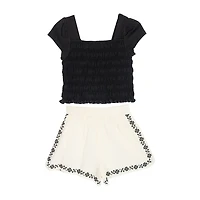 Rare Editions Big Kid Girls 2-pc. Short Set