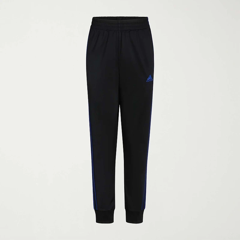 adidas Little Boys Cuffed Mid Rise Regular Fit Fleece Jogger Pant
