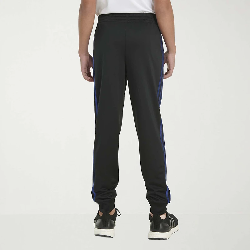 adidas Little Boys Cuffed Mid Rise Regular Fit Fleece Jogger Pant