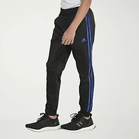adidas Little Boys Cuffed Mid Rise Regular Fit Fleece Jogger Pant