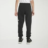 adidas Little Boys Cuffed Mid Rise Regular Fit Fleece Jogger Pant