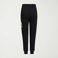 adidas Little Boys Cuffed Mid Rise Regular Fit Fleece Jogger Pant