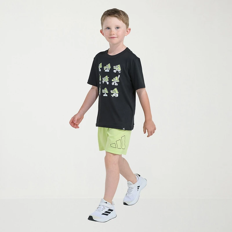 adidas Little Boys 2-pc. Short Set