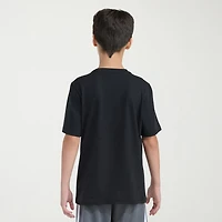 adidas Little Boys Crew Neck Short Sleeve Regular Fit Graphic T-Shirt