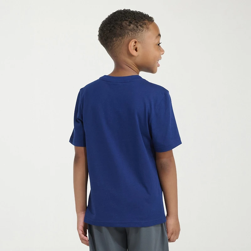 adidas Little Boys Crew Neck Short Sleeve Regular Fit Graphic T-Shirt
