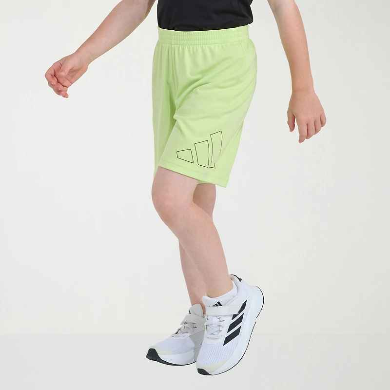 adidas Little Boys Mid Rise Pull-On Short