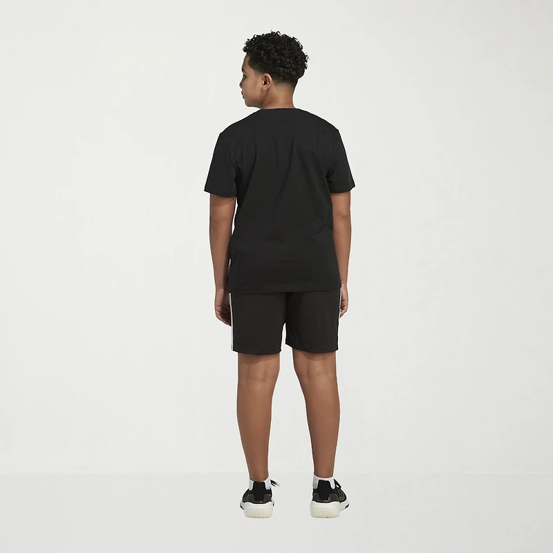 adidas Big Kid Boys Adjustable Waist Mid Rise Knit Pull-On Short