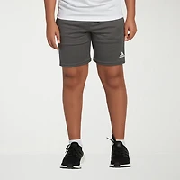 adidas Big Kid Boys Adjustable Waist Mid Rise Knit Pull-On Short