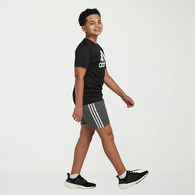 adidas Big Kid Boys Crew Neck Short Sleeve Regular Fit Graphic T-Shirt