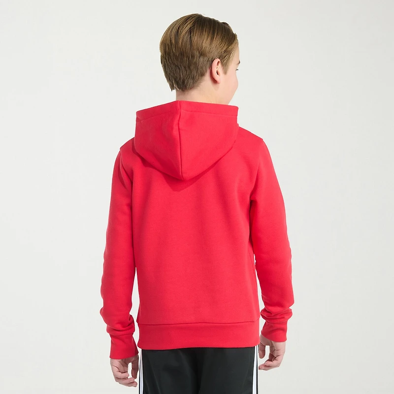 adidas Big Kid Boys Long Sleeve Fleece Active Hoodie