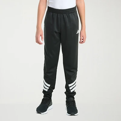 adidas Big Kid Boys DRAWSTRING WAIST Cuffed Mid Rise Regular Fit Fleece Jogger Pant