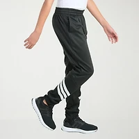 adidas Big Kid Boys Drawstring Waist Cuffed Mid Rise Regular Fit Fleece Jogger Pant