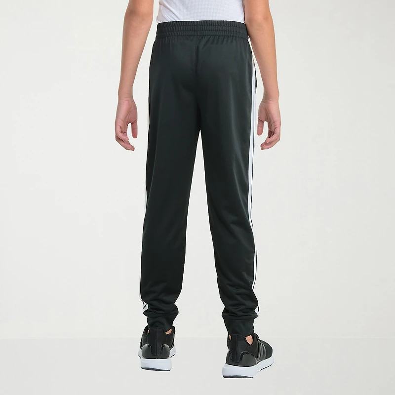 adidas Iconic Tricot Big Kid Boys Mid Rise Regular Fit Cuffed Track Pant