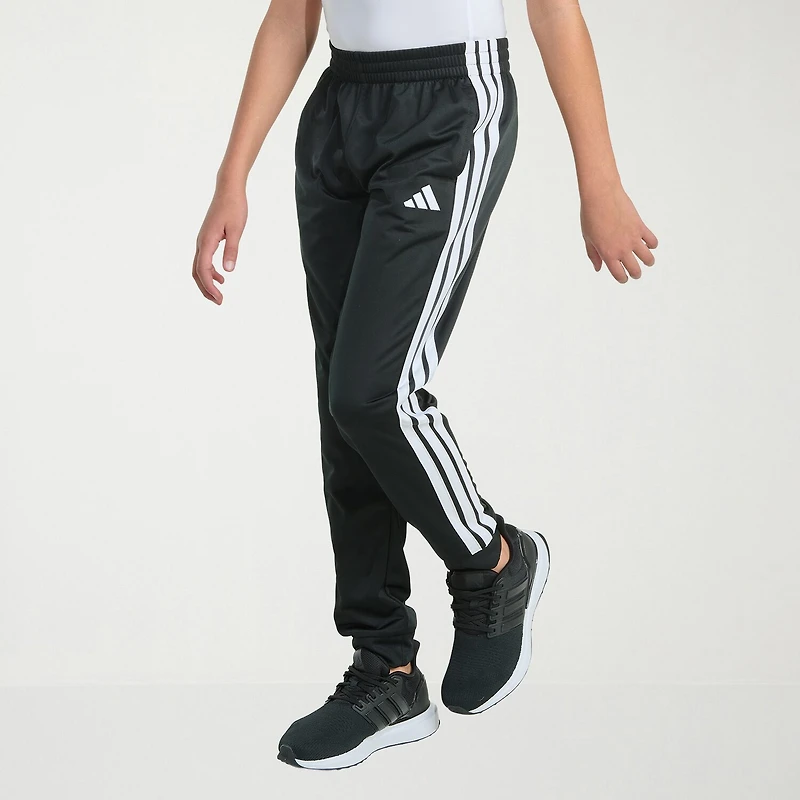 adidas Iconic Tricot Big Kid Boys Mid Rise Regular Fit Cuffed Track Pant