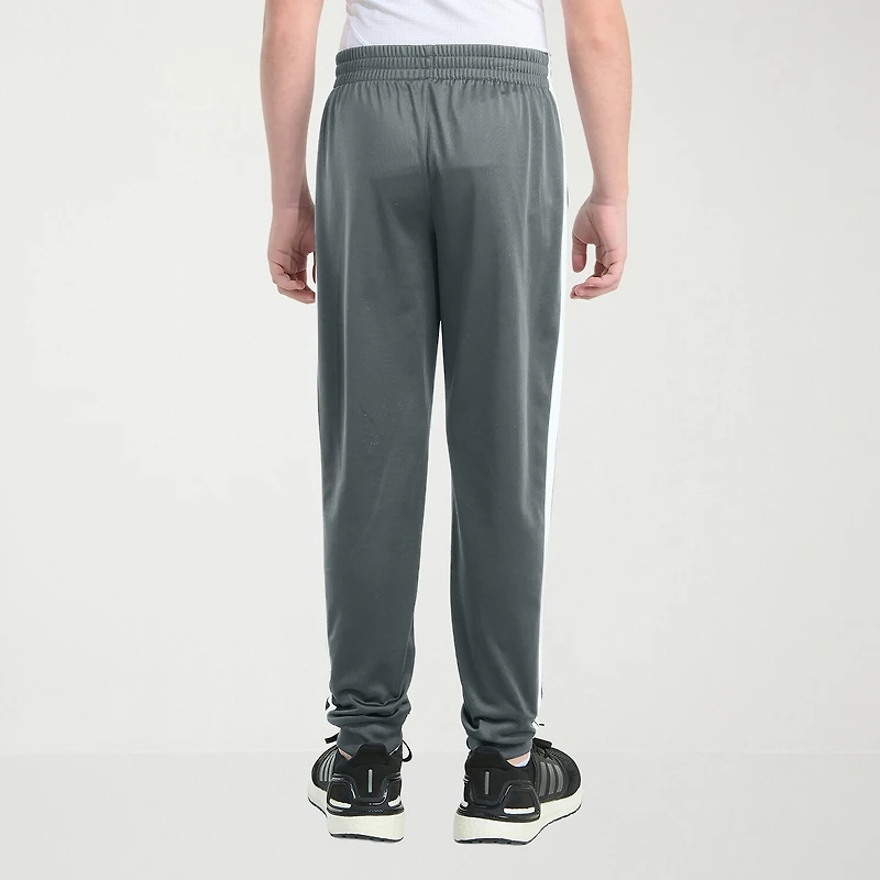adidas Iconic Tricot Big Kid Boys Mid Rise Regular Fit Cuffed Track Pant