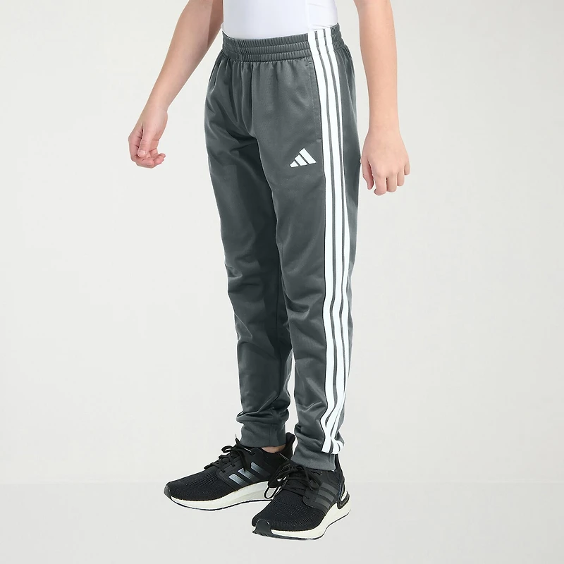 adidas Iconic Tricot Big Kid Boys Mid Rise Regular Fit Cuffed Track Pant