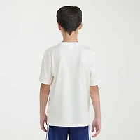 adidas Big Kid Boys Crew Neck Short Sleeve Regular Fit Graphic T-Shirt