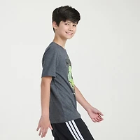 adidas Big Kid Boys Crew Neck Short Sleeve Regular Fit Graphic T-Shirt