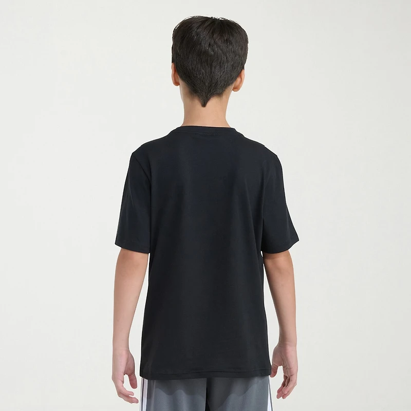 adidas Big Kid Boys Crew Neck Short Sleeve Regular Fit Graphic T-Shirt