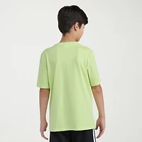 adidas Big Kid Boys Crew Neck Short Sleeve Regular Fit Graphic T-Shirt
