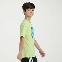 adidas Big Kid Boys Crew Neck Short Sleeve Regular Fit Graphic T-Shirt