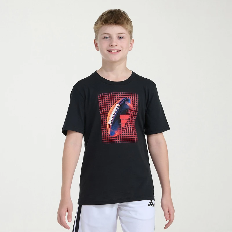 adidas Big Kid Boys Crew Neck Short Sleeve Regular Fit Graphic T-Shirt