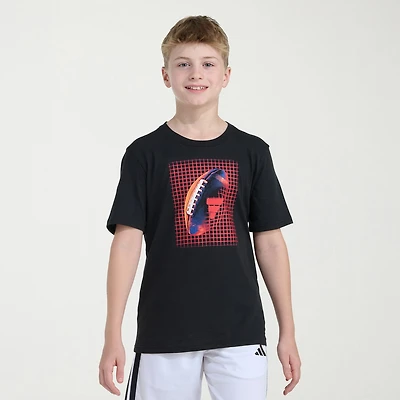 adidas Big Kid Boys Crew Neck Short Sleeve Regular Fit Graphic T-Shirt