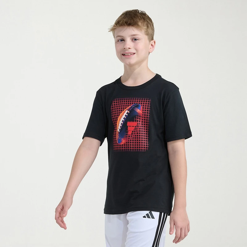 adidas Big Kid Boys Crew Neck Short Sleeve Regular Fit Graphic T-Shirt