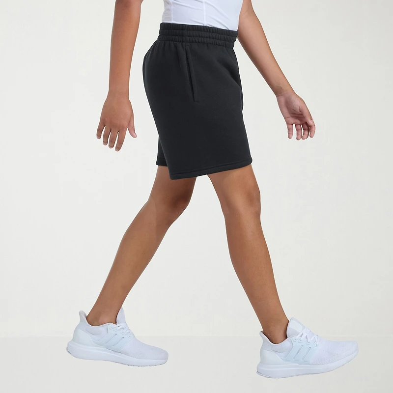 adidas Big Kid Boys Mid Rise Fleece Pull-On Short