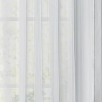 Eclipse Victoria Voile Rod Pocket Sheer Set of 2 Curtain Panel