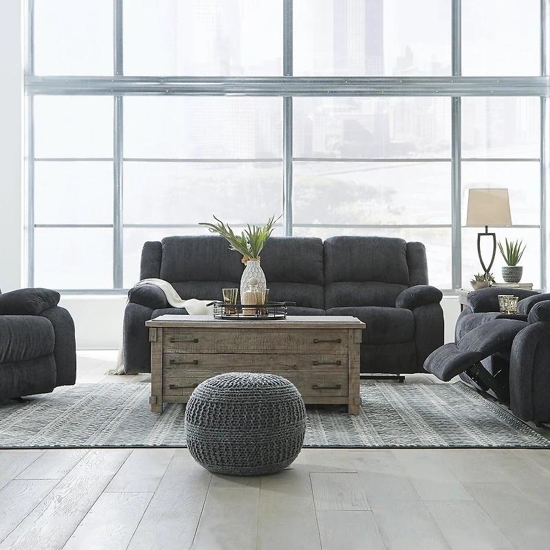 Signature Design by Ashley® Dryden Pad-Arm Reclining Sofa