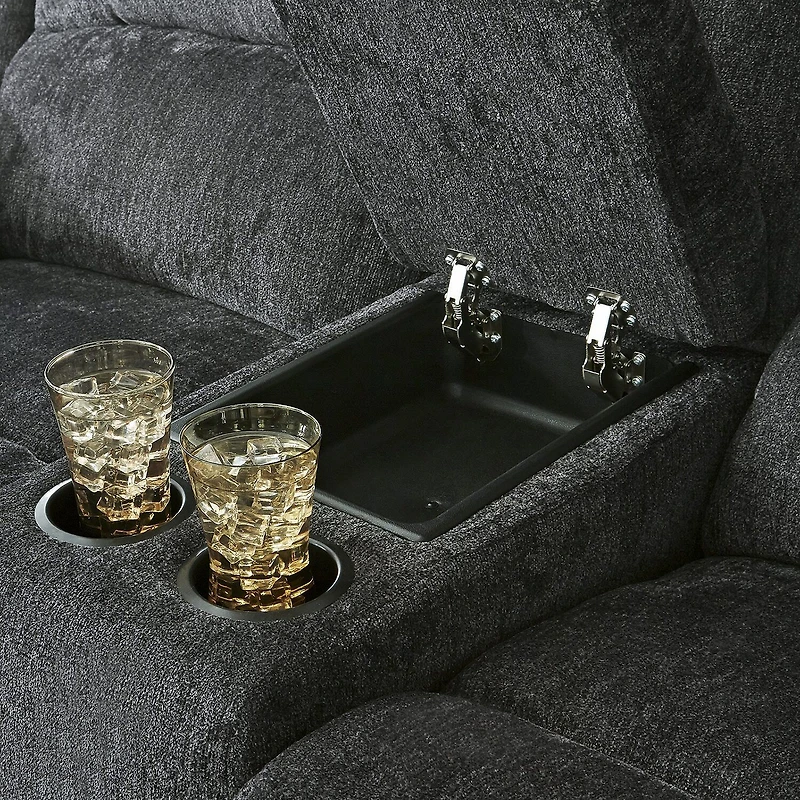 Signature Design by Ashley® Dryden Pad-Arm Reclining Loveseat