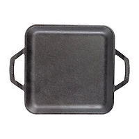 Lodge Cookware Cast Iron 11" Chef Style Square Griddle