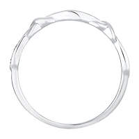 Womens Diamond Accent Natural White 10K Gold Wedding Band