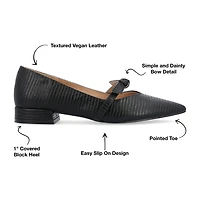 Journee Collection Cait Womens Pointed Closed Toe Ballet Flats