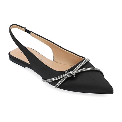 Journee Collection Rebbel Womens Pointed Closed Toe Ballet Flats