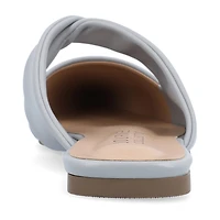 Journee Collection Enniss Womens Pointed Closed Toe Mules