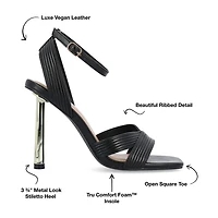 Journee Collection Annett Womens Square Open Toe Stiletto Heel Pumps