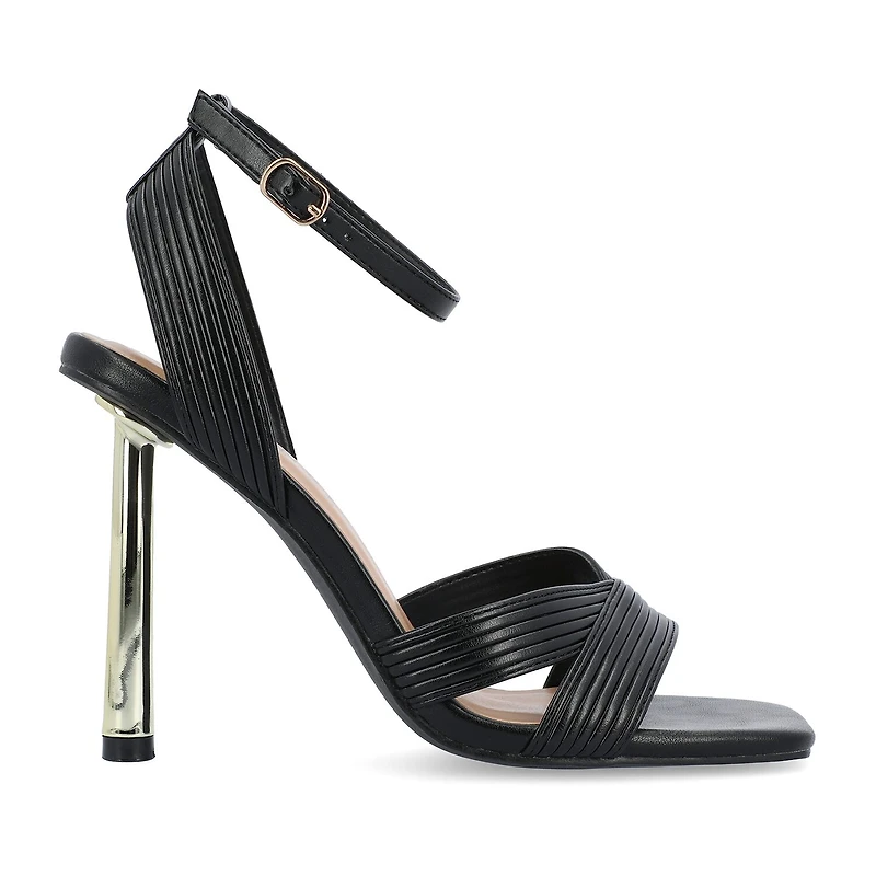 Journee Collection Annett Womens Square Open Toe Stiletto Heel Pumps