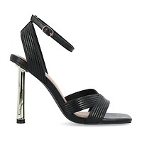 Journee Collection Annett Womens Square Open Toe Stiletto Heel Pumps