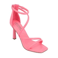 Journee Collection Marza Womens Square Open Toe Stiletto Heel Pumps