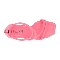 Journee Collection Marza Womens Square Open Toe Stiletto Heel Pumps
